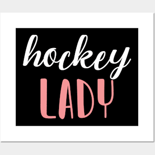 hockey lady - hockey girl Posters and Art